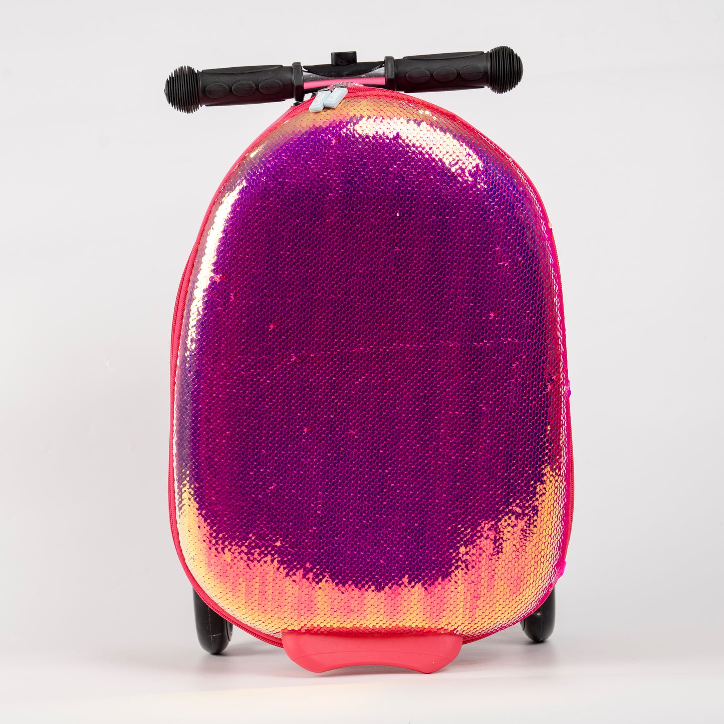 19 inch EVA scooter suitcase - Gold and Rose Red Sequin